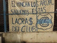 Trapo - Bandeira - Faixa - Telón - Trapo de la Barra: La Banda de la Flaca • Club: Gimnasia y Esgrima Jujuy