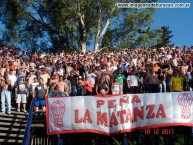 Trapo - Bandeira - Faixa - Telón - "Peña la matanza" Trapo de la Barra: La Banda de la Quema • Club: Huracán