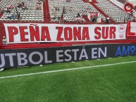 Trapo - Bandeira - Faixa - Telón - Trapo de la Barra: La Banda de la Quema • Club: Huracán