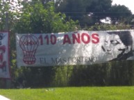 Trapo - Bandeira - Faixa - Telón - Trapo de la Barra: La Banda de la Quema • Club: Huracán • País: Argentina