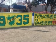 Trapo - Bandeira - Faixa - Telón - Trapo de la Barra: La Banda de Varela • Club: Defensa y Justicia