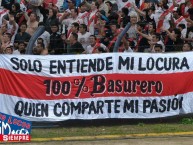 Trapo - Bandeira - Faixa - Telón - Trapo de la Barra: La Banda del Basurero • Club: Deportivo Municipal • País: Peru