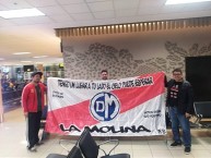 Trapo - Bandeira - Faixa - Telón - "NUNCA JUGARAS SOLO  RUMBO A SANTA FE ARGENTINA COPA SUDAMERICANA" Trapo de la Barra: La Banda del Basurero • Club: Deportivo Municipal