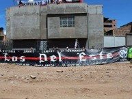 Trapo - Bandeira - Faixa - Telón - Trapo de la Barra: La Banda del Basurero • Club: Deportivo Municipal