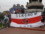 Trapo - Bandeira - Faixa - Telón - Trapo de la Barra: La Banda del Basurero • Club: Deportivo Municipal