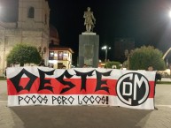 Trapo - Bandeira - Faixa - Telón - Trapo de la Barra: La Banda del Basurero • Club: Deportivo Municipal