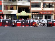 Trapo - Bandeira - Faixa - Telón - "Huancayo Edil" Trapo de la Barra: La Banda del Basurero • Club: Deportivo Municipal