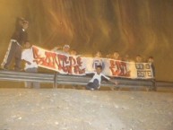 Trapo - Bandeira - Faixa - Telón - Trapo de la Barra: La Banda del Basurero • Club: Deportivo Municipal • País: Peru