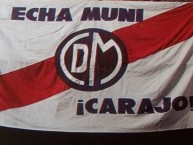 Trapo - Bandeira - Faixa - Telón - Trapo de la Barra: La Banda del Basurero • Club: Deportivo Municipal