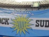 Trapo - Bandeira - Faixa - Telón - Trapo de la Barra: La Banda del Docke • Club: Dock Sud