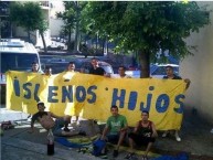 Trapo - Bandeira - Faixa - Telón - Trapo de la Barra: La Banda del Docke • Club: Dock Sud • País: Argentina