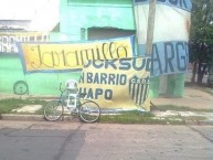 Trapo - Bandeira - Faixa - Telón - Trapo de la Barra: La Banda del Docke • Club: Dock Sud • País: Argentina