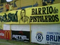 Trapo - Bandeira - Faixa - Telón - Trapo de la Barra: La Banda del Docke • Club: Dock Sud