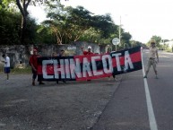 Trapo - Bandeira - Faixa - Telón - Trapo de la Barra: La Banda del Indio • Club: Cúcuta