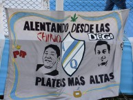 Trapo - Bandeira - Faixa - Telón - Trapo de la Barra: La Banda del Mate • Club: Argentino de Quilmes