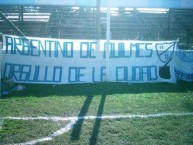 Trapo - Bandeira - Faixa - Telón - Trapo de la Barra: La Banda del Mate • Club: Argentino de Quilmes