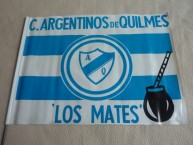 Trapo - Bandeira - Faixa - Telón - "Los Mates" Trapo de la Barra: La Banda del Mate • Club: Argentino de Quilmes