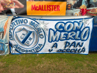 Trapo - Bandeira - Faixa - Telón - Trapo de la Barra: La Banda del Parque &bull; Club: Deportivo Merlo &bull; País: Argentina