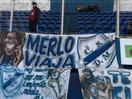 Trapo - Bandeira - Faixa - Telón - Trapo de la Barra: La Banda del Parque &bull; Club: Deportivo Merlo &bull; País: Argentina