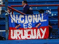 Trapo - Bandeira - Faixa - Telón - "Nacional es Uruguay" Trapo de la Barra: La Banda del Parque • Club: Nacional