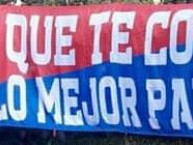 Trapo - Bandeira - Faixa - Telón - Trapo de la Barra: La Banda del Parque • Club: Nacional