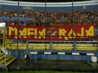 Trapo - Bandeira - Faixa - Telón - "Mafia Roja" Trapo de la Barra: La Banda del Rojo • Club: Municipal