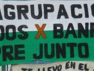 Trapo - Bandeira - Faixa - Telón - Trapo de la Barra: La Banda del Sur • Club: Banfield