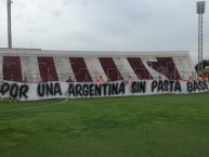 Trapo - Bandeira - Faixa - Telón - "Por Una Argentina Sin Pasta Base" Trapo de la Barra: La Banda Descontrolada • Club: Los Andes