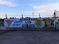 Trapo - Bandeira - Faixa - Telón - "Ganando las calles" Trapo de la Barra: La Banda Descontrolada • Club: Los Andes