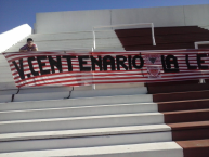 Trapo - Bandeira - Faixa - Telón - "Villa Centenario Los Andes" Trapo de la Barra: La Banda Descontrolada &bull; Club: Los Andes &bull; País: Argentina