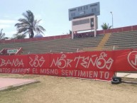 Trapo - Bandeira - Faixa - Telón - Trapo de la Barra: La Banda Los Norteños • Club: Juan Aurich • País: Peru