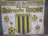 Trapo - Bandeira - Faixa - Telón - Trapo de la Barra: La Banda Monstruo • Club: Almirante Brown