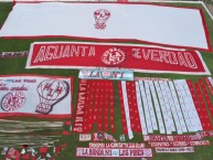 Trapo - Bandeira - Faixa - Telón - Trapo de la Barra: La Banda Nº 1 &bull; Club: Huracán Las Heras &bull; País: Argentina