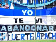 Trapo - Bandeira - Faixa - Telón - Trapo de la Barra: La Banda Tricolor • Club: Almagro • País: Argentina