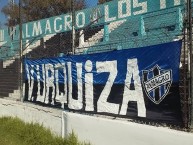 Trapo - Bandeira - Faixa - Telón - Trapo de la Barra: La Banda Tricolor • Club: Almagro