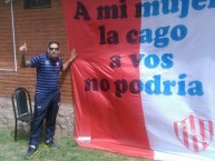 Trapo - Bandeira - Faixa - Telón - Trapo de la Barra: La Barra de la Bomba • Club: Unión de Santa Fe