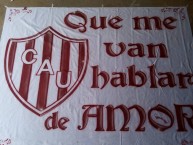 Trapo - Bandeira - Faixa - Telón - Trapo de la Barra: La Barra de la Bomba • Club: Unión de Santa Fe