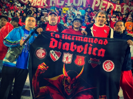 Trapo - Bandeira - Faixa - Telón - "LA HERMANDAD DIABOLICA" Trapo de la Barra: La Barra del Rojo &bull; Club: Independiente &bull; País: Argentina