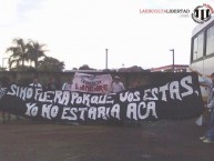 Trapo - Bandeira - Faixa - Telón - Trapo de la Barra: La Escolta • Club: Libertad • País: Paraguay