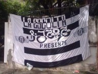 Trapo - Bandeira - Faixa - Telón - Trapo de la Barra: La Escolta • Club: Libertad