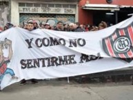 Trapo - Bandeira - Faixa - Telón - Trapo de la Barra: La Famosa Banda de San Martin • Club: Chacarita Juniors