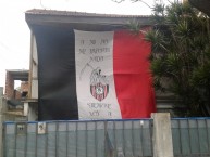 Trapo - Bandeira - Faixa - Telón - Trapo de la Barra: La Famosa Banda de San Martin • Club: Chacarita Juniors