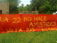 Trapo - Bandeira - Faixa - Telón - Trapo de la Barra: La Gloriosa 22 • Club: Sarmiento de Resistencia