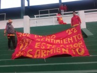 Trapo - Bandeira - Faixa - Telón - Trapo de la Barra: La Gloriosa 22 • Club: Sarmiento de Resistencia