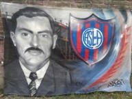 Trapo - Bandeira - Faixa - Telón - Trapo de la Barra: La Gloriosa Butteler • Club: San Lorenzo