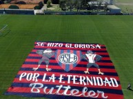 Trapo - Bandeira - Faixa - Telón - Trapo de la Barra: La Gloriosa Butteler • Club: San Lorenzo • País: Argentina