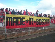 Trapo - Bandeira - Faixa - Telón - Trapo de la Barra: La Guardia Albi Roja Sur • Club: Independiente Santa Fe • País: Colombia