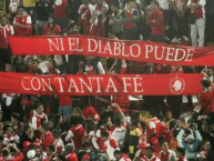 Trapo - Bandeira - Faixa - Telón - Trapo de la Barra: La Guardia Albi Roja Sur • Club: Independiente Santa Fe • País: Colombia