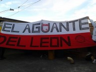 Trapo - Bandeira - Faixa - Telón - Trapo de la Barra: La Guardia Albi Roja Sur • Club: Independiente Santa Fe • País: Colombia