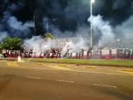 Trapo - Bandeira - Faixa - Telón - Trapo de la Barra: La Guardia Albi Roja Sur • Club: Independiente Santa Fe • País: Colombia